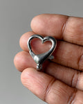 Heart keychain hook