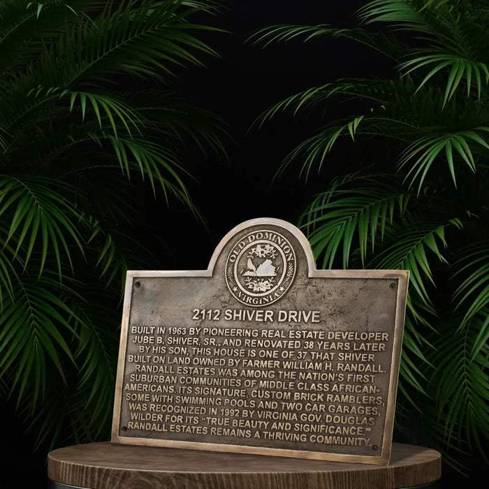 Brass Plaque for Historical Marker | Custom Engraving
