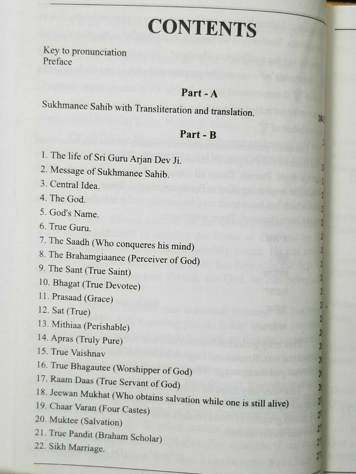 Holy Sukhmani Sukhmanee Sahib Punjabi English Translation Book Sikh Gutka Bani Mi