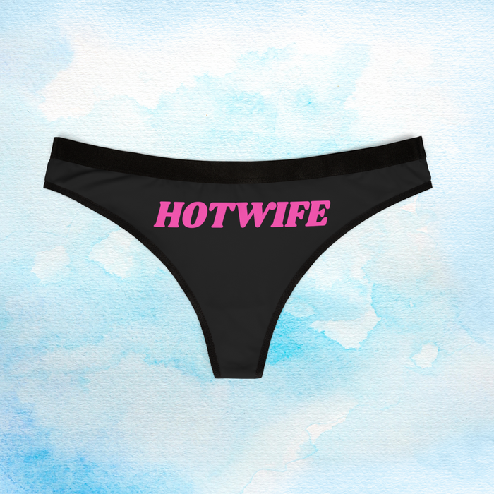 Hotwife Graphic Women's Thongs - Fun & Flirty Underwear for Every Occasion