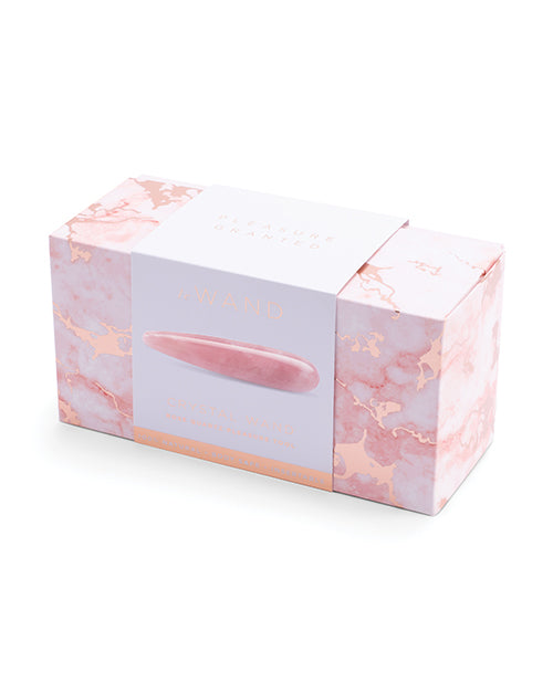 Marble-patterned box with a rose gold handle on a white background