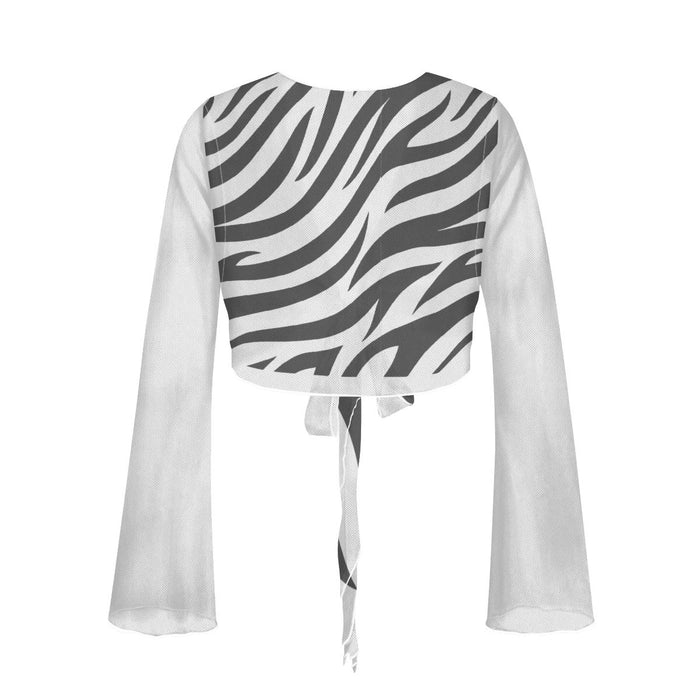 Leopard Swimsuit Cardigan Top