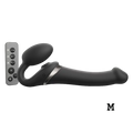 MULTI ORGASM BENDABLE STRAP-ON - M - BLACK