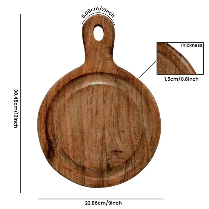 Multipurpose Wooden Pizza Platter Chopping Board WCB01
