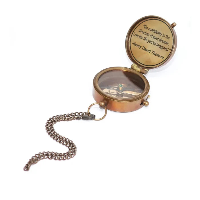 My Dear Happy Birthday Brass Compass HBC116