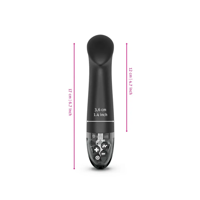Mystim Right on Ron eStimVibrator, Black