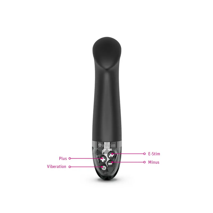 Mystim Right on Ron eStimVibrator, Black