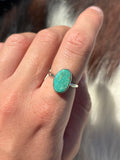 Native American, Hand-Made, Turquoise & Sterling Silver Ring