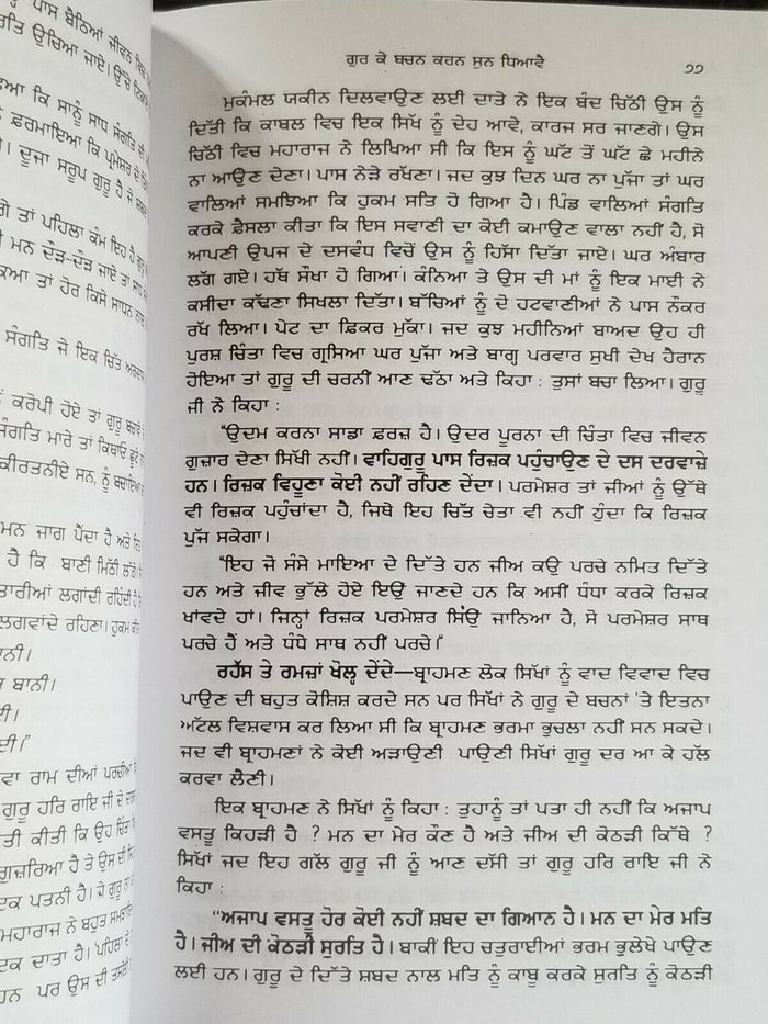 Nirbhau Nirvair Biography of Guru Har Rai Ji Satbir Singh Punjabi Sikh Book B59