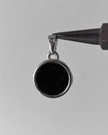 Onyx round pendant - 1 pc