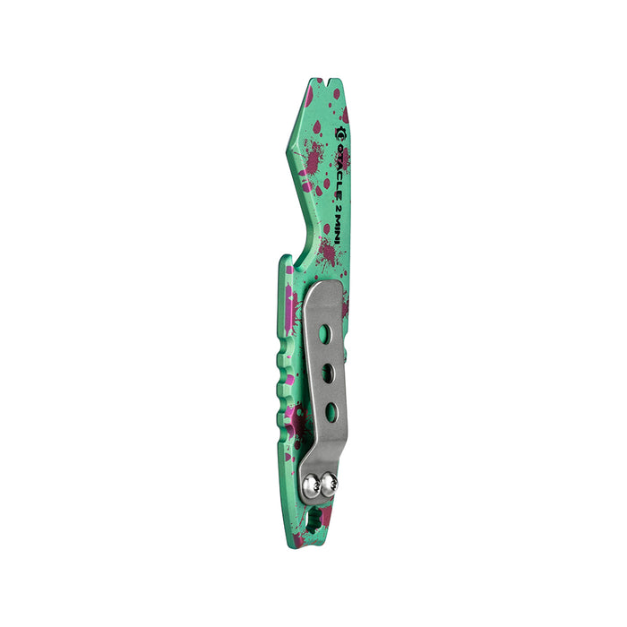 Otacle 2 Mini EDC Titanium Pry Bar with Pocket Clip