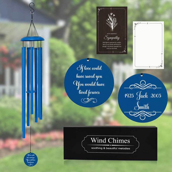 Outdoor remembrance chime for tribute and healing