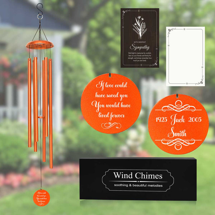 Decorative remembrance chime for garden or porch décor