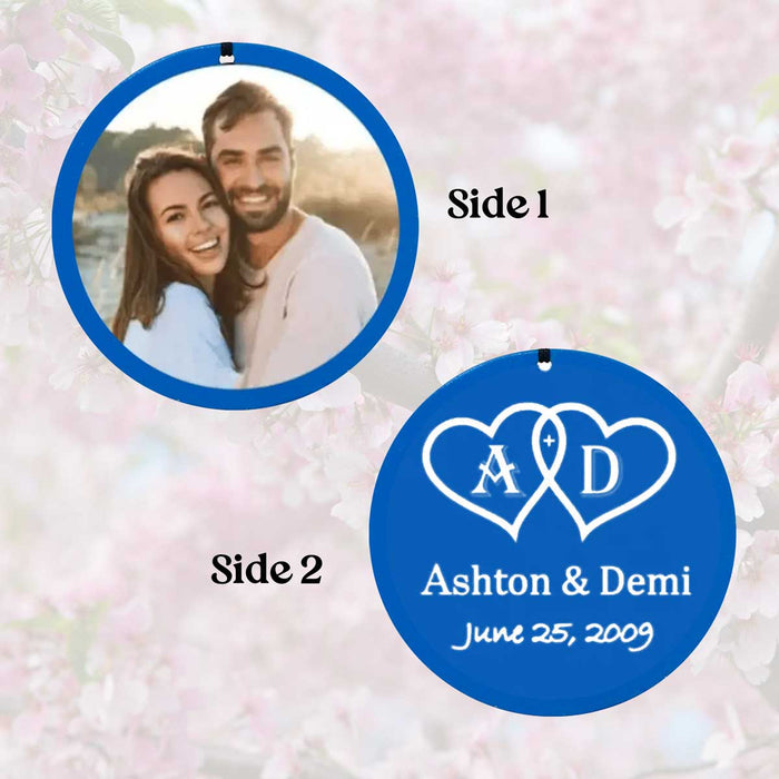 Personalized Photo and Engraved Pendant for Wind Chime