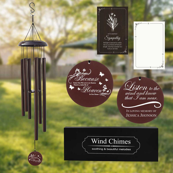 Personalized Remembrance Wind Chimes WCP33