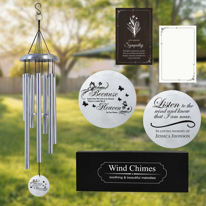 Personalized Remembrance Wind Chimes WCP33