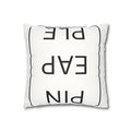 Pillowcase - Upside Down Pineapple Faux Suede Square