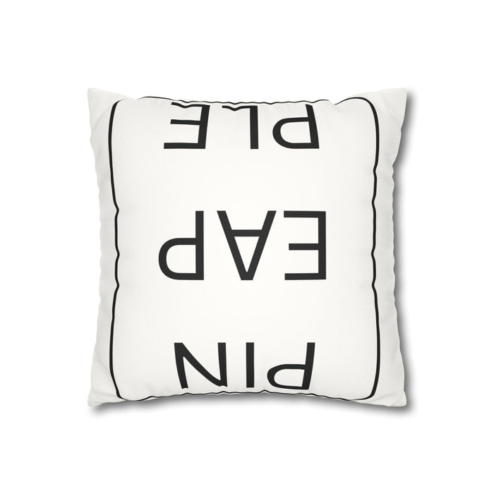 Pillowcase - Upside Down Pineapple Faux Suede Square