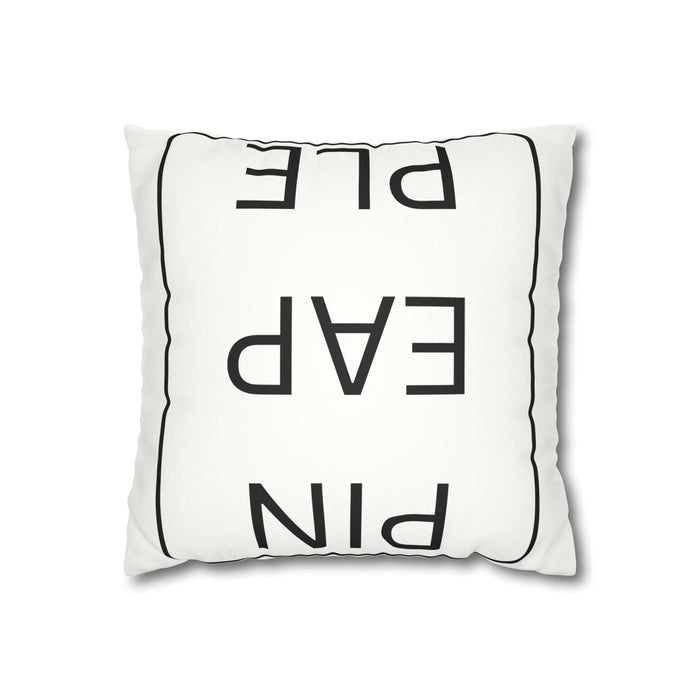 Pillowcase - Upside Down Pineapple Faux Suede Square