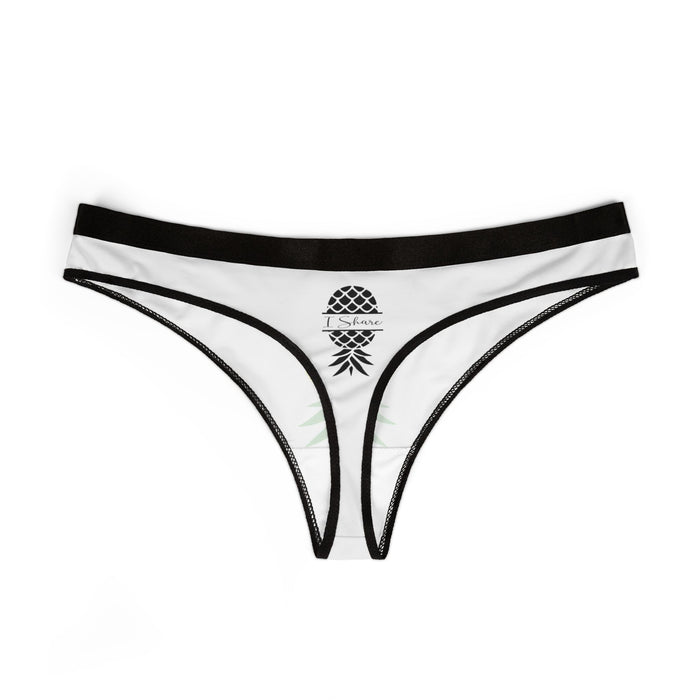 Pineapple Party Women's Thongs, Fun Underwear, Summer Swimwear, Tropical Lingerie, Cute Gifts for Her