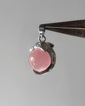 Pink dolphin charm - 1 pc