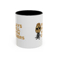 Playful Owl Accent Coffee Mug - 11 & 15oz - Perfect Gift for Nature Lovers