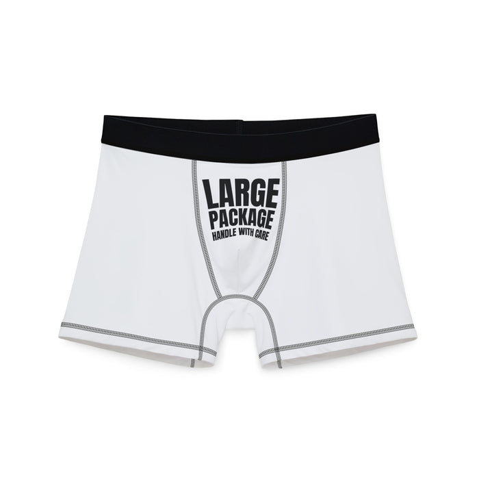 Quirky Men's Boxers - 'Large Package' & Pineapple Devil Design