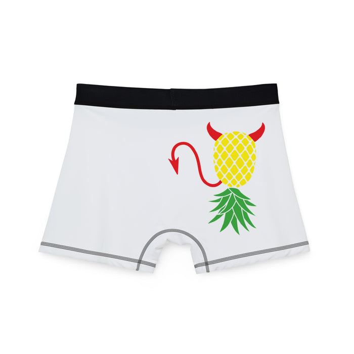 Quirky Men's Boxers - 'Large Package' & Pineapple Devil Design
