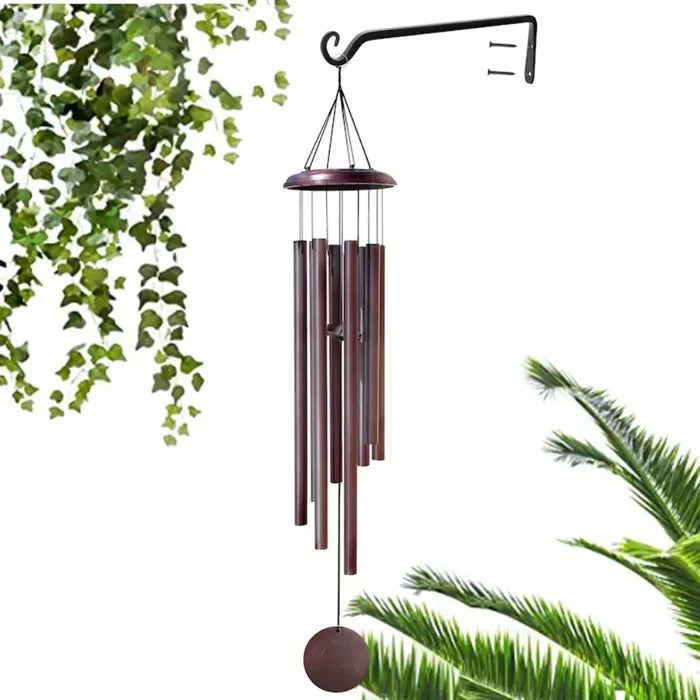 Corinthian Bell Wind Chime in brown color