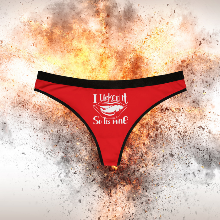 Sassy Women's Thongs (Red) - Fun & Playful Underwear