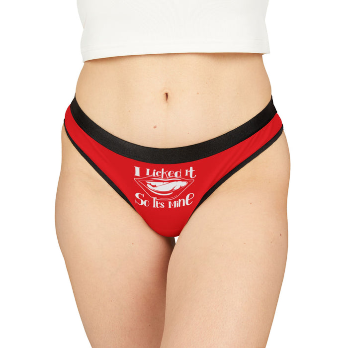 Sassy Women's Thongs (Red) - Fun & Playful Underwear