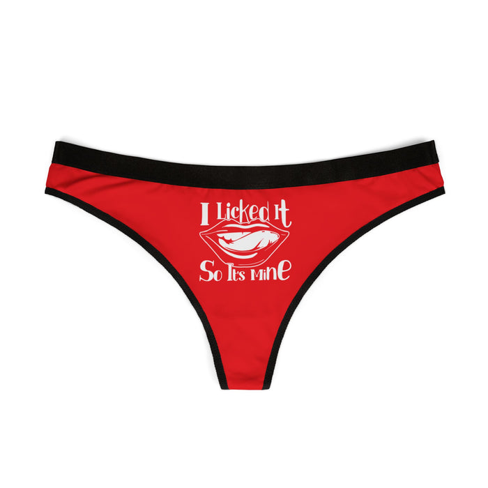 Sassy Women's Thongs (Red) - Fun & Playful Underwear