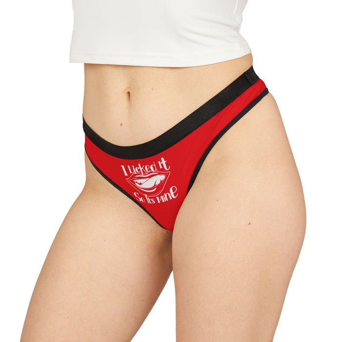 Sassy Women's Thongs (Red) - Fun & Playful Underwear