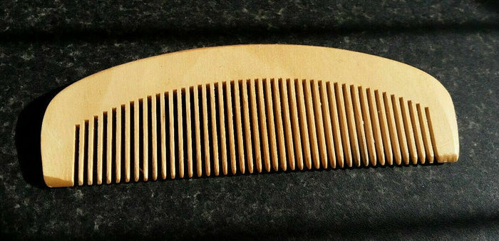 Sikh Wooden Kangha Comb Khanda Engraved Kanga Khalsa Hair Moustache Beard Comb UK ZZ1
