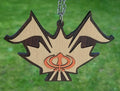 Sikh Wooden Khanda Canada maple Leaf Nishan Sahib Pendant Car mirror hanger KK5K Punjabi