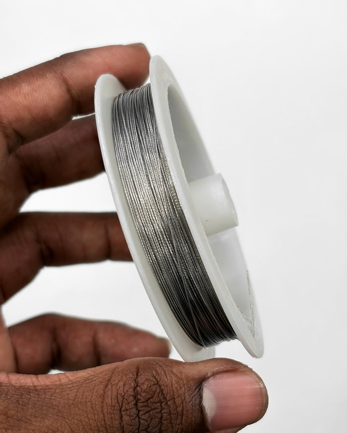 Silver gear wire - 1 roll