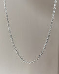 Silver steel chains 20 inch (24 pc packing)