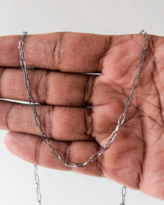 Small Stainless steel new link chain - 20 inch