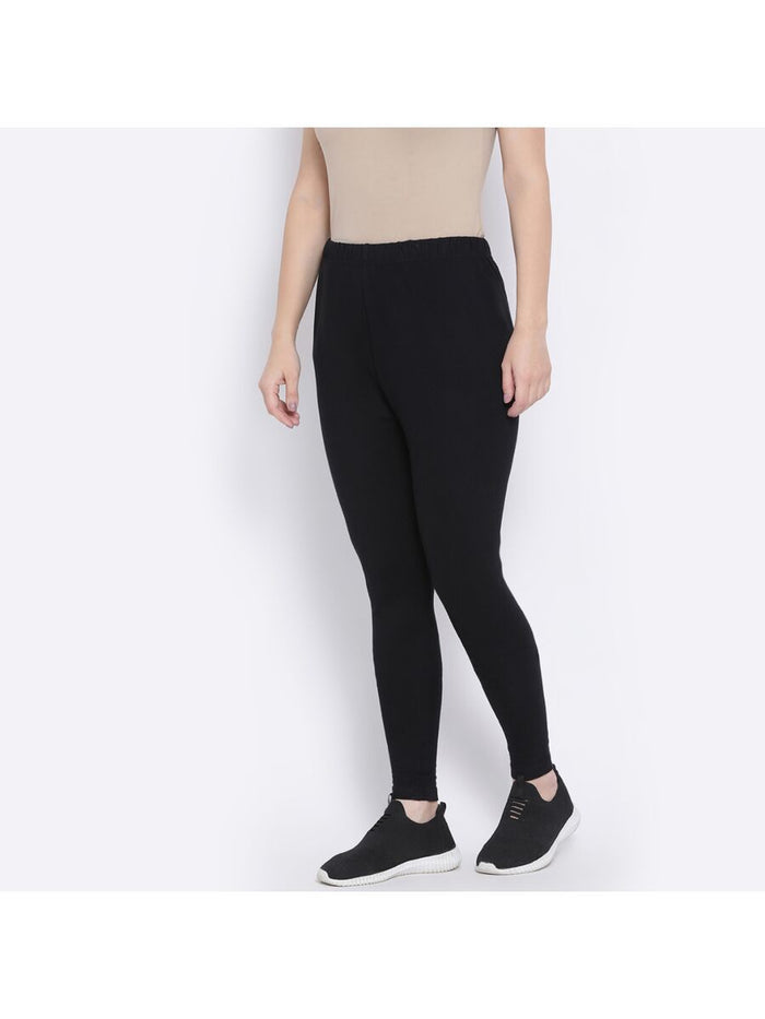 Softline 1011 Winter Leggings Black Pack Of 1