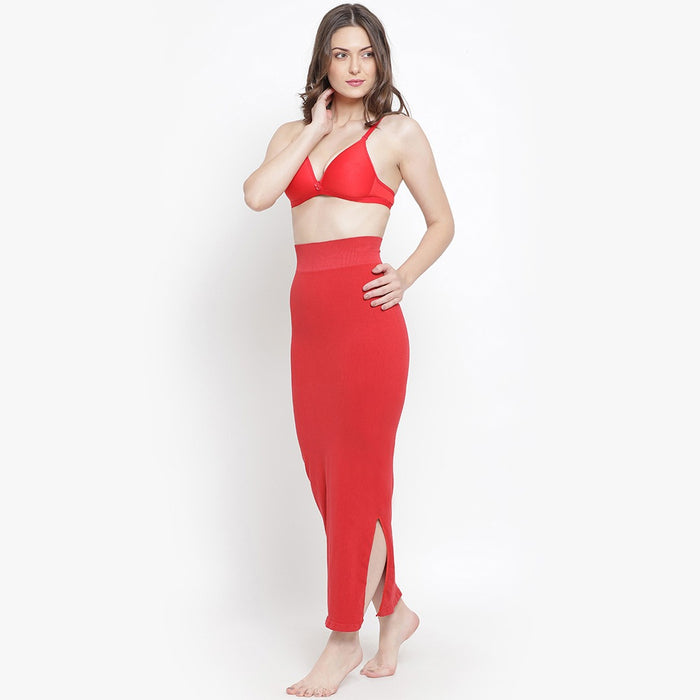 Softline Women's Saree Shapewear in polyamide and Elastane Fabric with an Elastic Waistband and Compressed Thigh Design