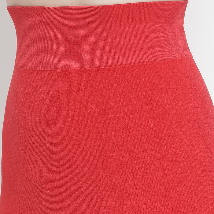 Softline Women's Saree Shapewear in polyamide and Elastane Fabric with an Elastic Waistband and Compressed Thigh Design