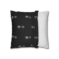 Spun Polyester Square Colorful Pineapple Pillowcase