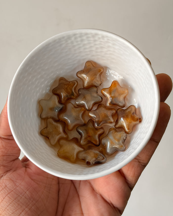 Star beads - 25 grams