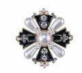 Stunning vintage look gold plated king cross celebrity brooch broach pin b49q