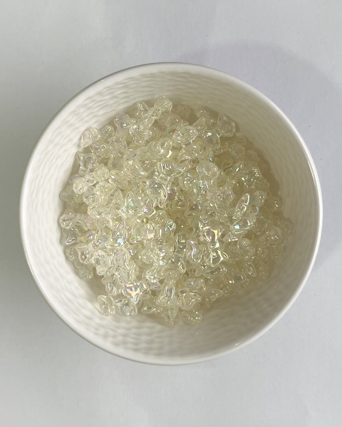 Transparent small bows // 50 grams