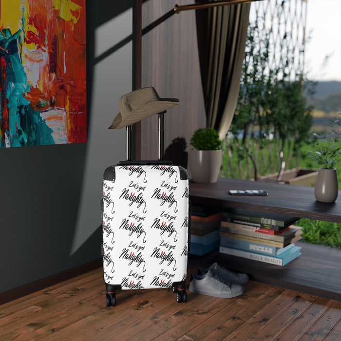 Travel Suitcase - "Let's Get Naughty" Design for True Swingers