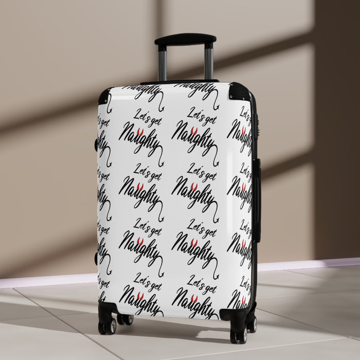 Travel Suitcase - "Let's Get Naughty" Design for True Swingers