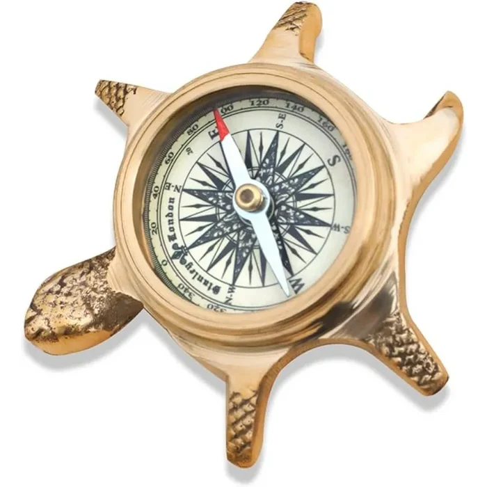 Turtle Brass Compass Yantra For Gift TBC96