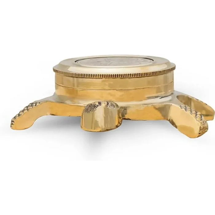 Turtle Brass Compass Yantra For Gift TBC96