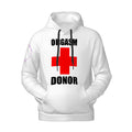 Unisex Orgasm Donor Hoodie with Pockets Customized Services
